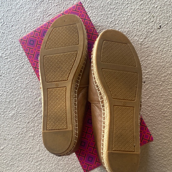 Tory Burch Brown Leather Espadrilles - Picture 4 of 4